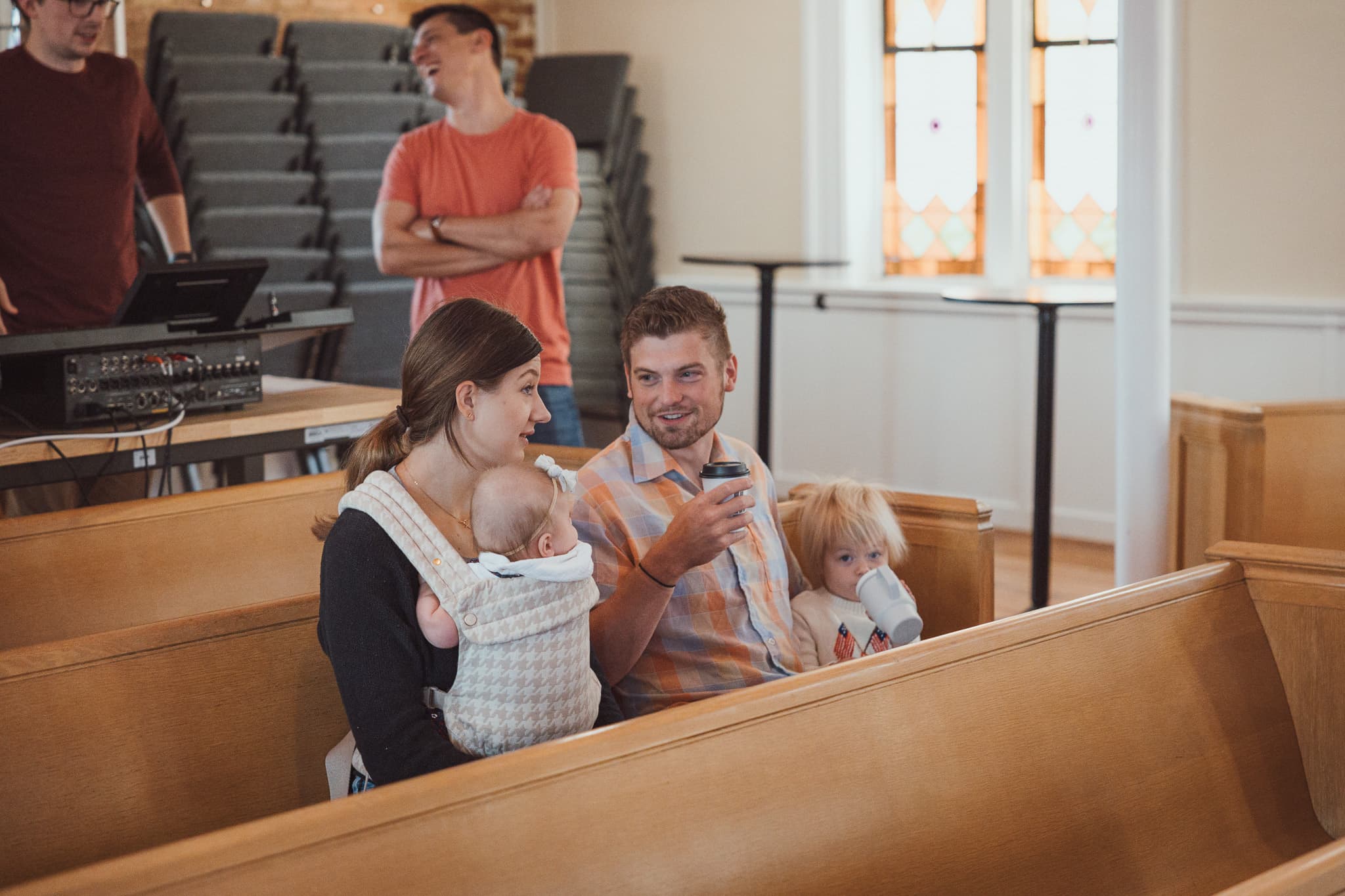 Families and children at River City Church