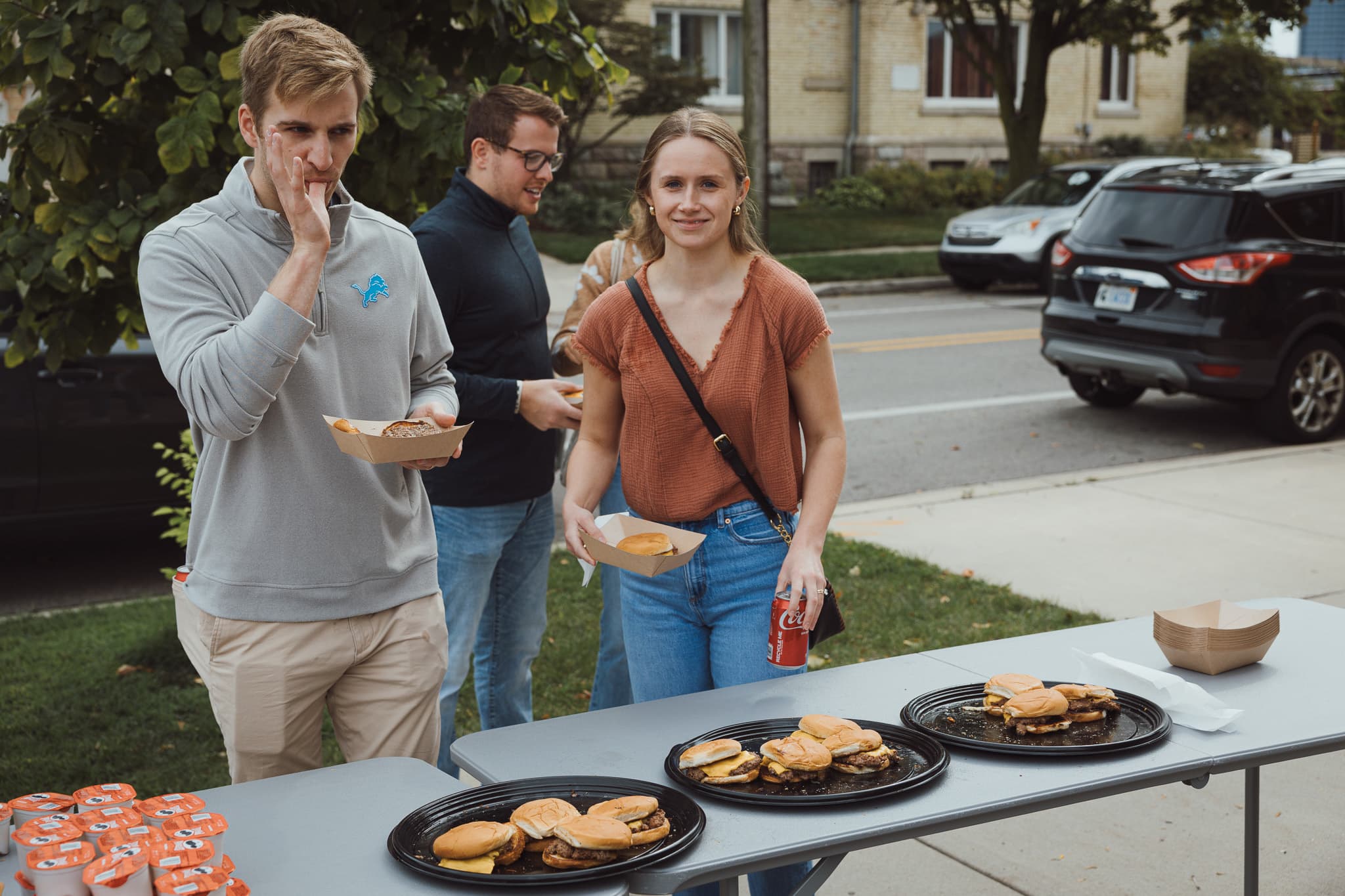 River City Church serving together at an outdoor gathering