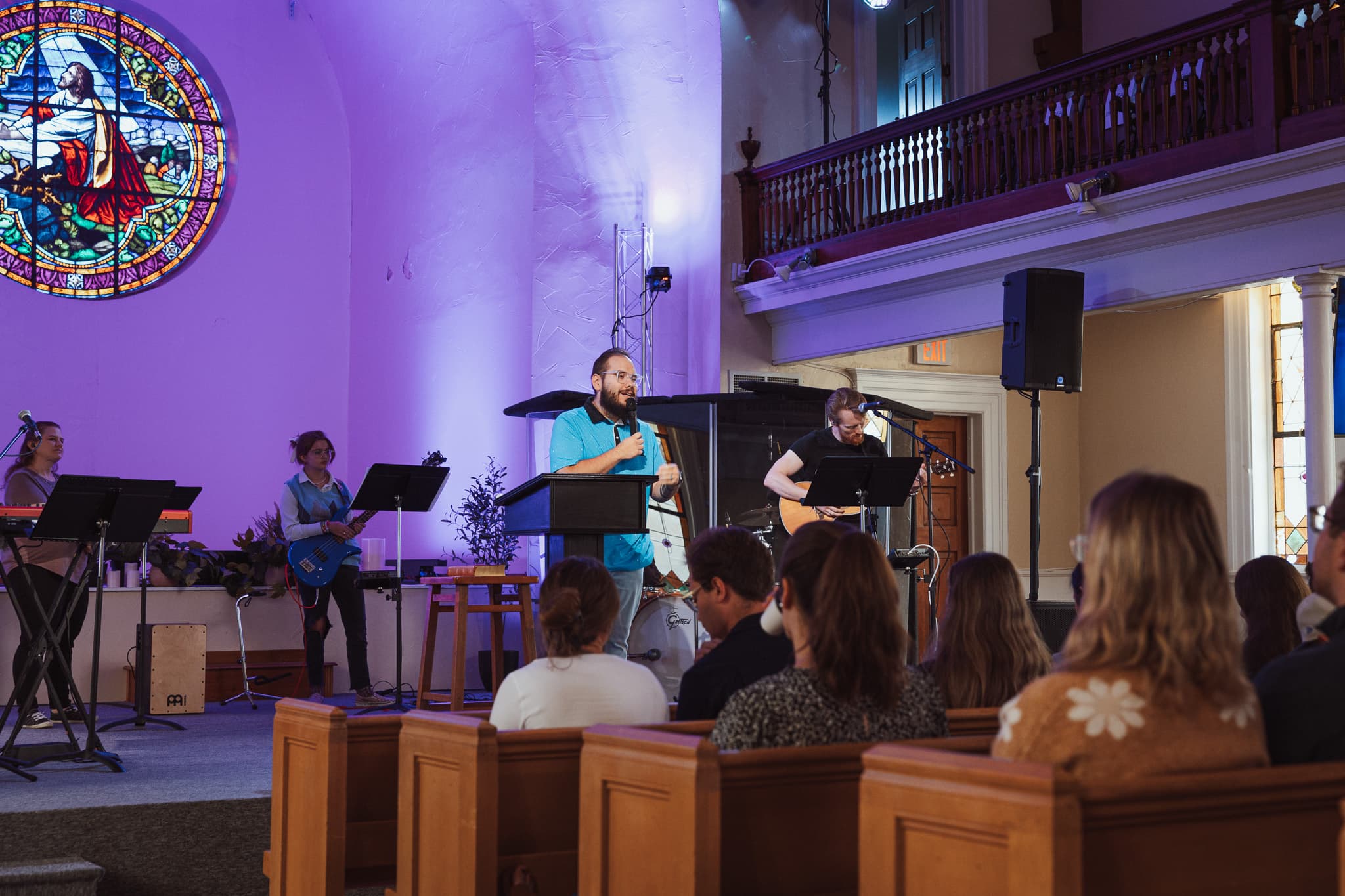 River City Church gathered under the preaching of Scripture