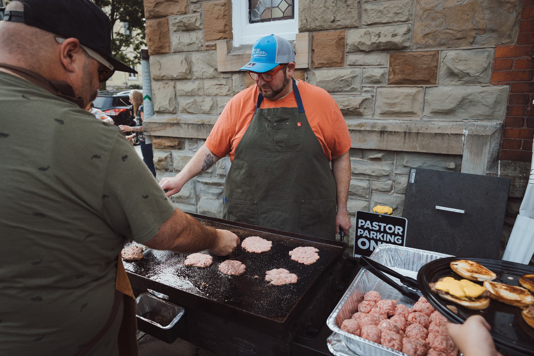 Conversation and hospitality at River City Church